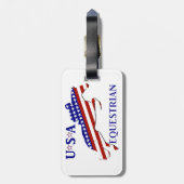 アメリカ愛国騎馬団 ラゲッジタグ (裏面縦)