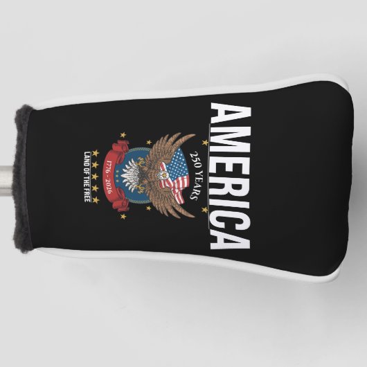 アメリカ愛国250周年イーグル1776 2026 ゴルフヘッドカバー (正面)