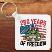 アメリカ愛国250周年記念キーチェーン キーホルダー (正面)