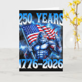 アメリカ愛国250周年記念 アメリカ独立250周年 カード (黄色い花)