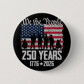 アメリカ愛国250周年記念 7月4日 缶バッジ