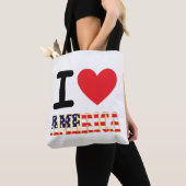 アメリカ愛 トートバッグ (クローズアップ)