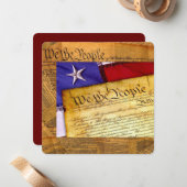 アメリカ憲法わが国民 ノートカード (正面/裏面インサイチュ)