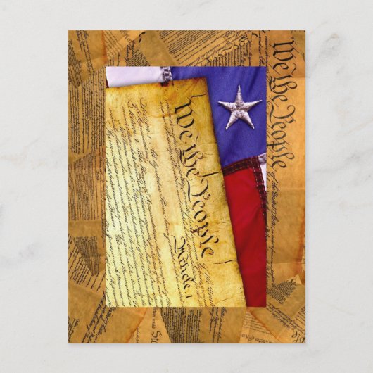 アメリカ憲法わが国民 ポストカード (正面)