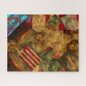 アメリカ憲法コラージュ ジグソーパズル (横)