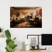 アメリカ憲法プリント ポスター (ホームオフィス)