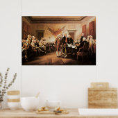 アメリカ憲法プリント ポスター (キッチン)