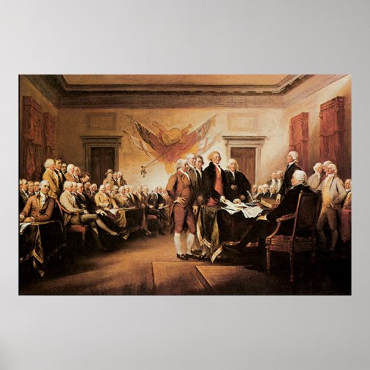 アメリカ憲法プリント ポスター (正面)