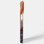 アメリカ憲法修正第2条 タイポグラフィ 牧歌的なアメリカ国旗 Case-Mate iPhoneケース (裏面 / 右)
