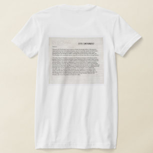 アメリカ憲法修正第25条 私たちは人民だ Resist Tシャツ