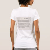 アメリカ憲法修正第25条 私たちは人民だ Resist Tシャツ (裏面)