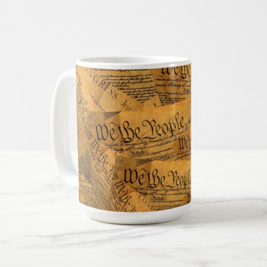 アメリカ憲法 コーヒーマグカップ (正面左)