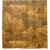 アメリカ憲法 シャワーカーテン (正面)