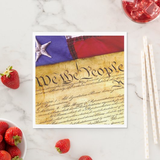 アメリカ憲法 スタンダードランチョンナプキン (インサイチュ)