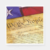 アメリカ憲法 スタンダードランチョンナプキン (正面)
