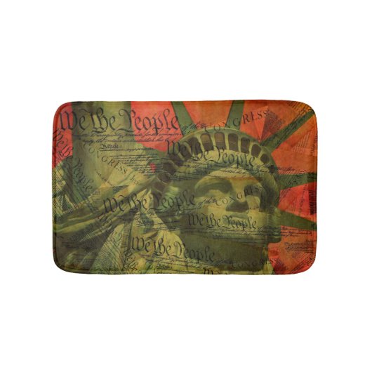 アメリカ憲法 バスマット (正面)