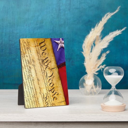 アメリカ憲法 フォトプラーク (側面)