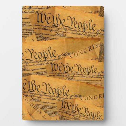 アメリカ憲法 フォトプラーク (正面)