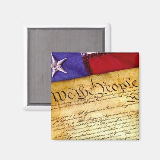 アメリカ憲法 マグネット (正面/裏面)