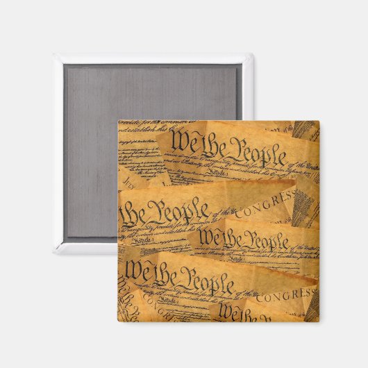 アメリカ憲法 マグネット (正面/裏面)