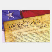 アメリカ憲法 ラッピングペーパーシート (正面)