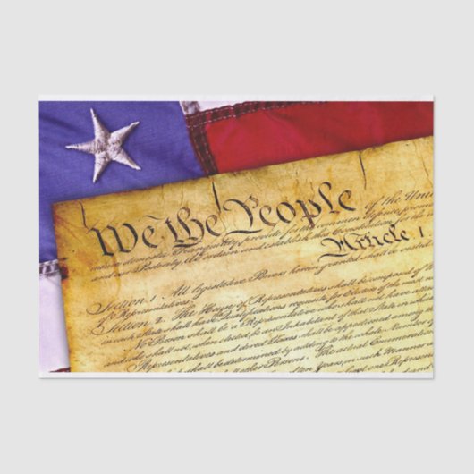 アメリカ憲法 薄葉紙 (正面)