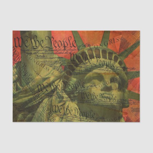 アメリカ憲法 薄葉紙 (正面)