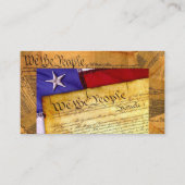 アメリカ憲法We The People 名刺 (正面)
