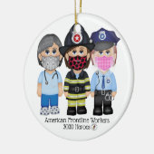 アメリカ戦闘機女性2 セラミックオーナメント (左)