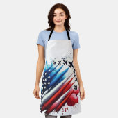 アメリカ戦闘機 エプロン (着用した状態)