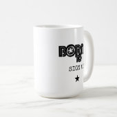 アメリカ手話が生まれつきのもの コーヒーマグカップ (正面右)