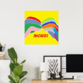 アメリカ手話の詳細 ポスター (ホームオフィス)