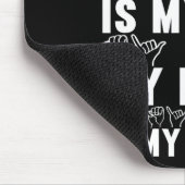 アメリカ手話ろう者認識度21 マウスパッド (コーナー)