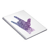 アメリカ手話ノート「I Love You」 ノートブック (右側)