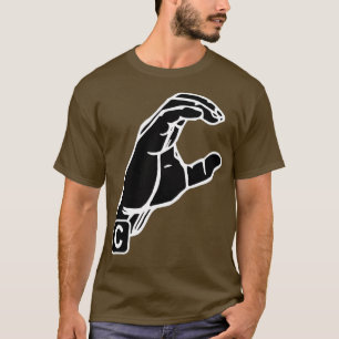 アメリカ手話文字C 1 Tシャツ