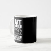 アメリカ手話・ろう者意識向上 コーヒーマグカップ (正面左)
