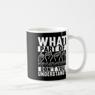 アメリカ手話・ろう者意識向上 コーヒーマグカップ