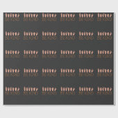 アメリカ手話ASL通訳の種類 ラッピングペーパー (フラット)