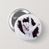 アメリカ手話I愛 缶バッジ (正面&裏面)