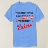 アメリカ抜きでアメリカを綴る事はおもしろい出来ない Tシャツ (デザイン正面)
