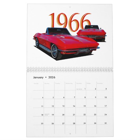 アメリカ改造人 カレンダー (1月 2026)