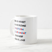 アメリカ政府先生素晴らし、 コーヒーマグカップ (正面左)