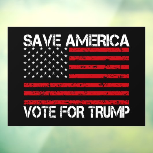 アメリカ救トランプの投票 ウィンドウサイン (シート3)