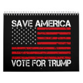 アメリカ救トランプの投票 カレンダー (カバー)