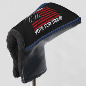 アメリカ救トランプの投票 ゴルフヘッドカバー (3/4 正面)
