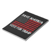 アメリカ救トランプの投票 ノートパッド (回転)