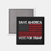 アメリカ救トランプの投票 マグネット (正面/裏面)