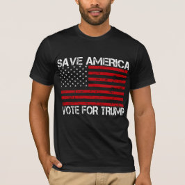 アメリカ救トランプの投票 Tシャツ