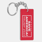 アメリカ救トランプ2024 キーホルダー (正面左)