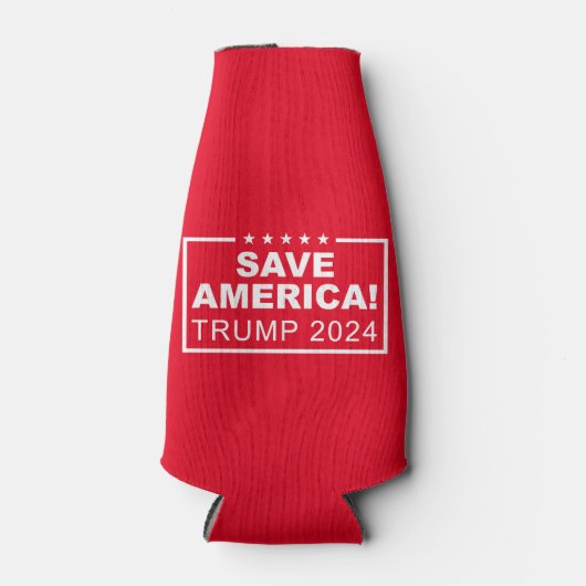 アメリカ救トランプ2024 ボトルクーラー (正面)